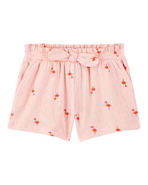 Carter's Toddler Girl Pink Flamingo Shorts