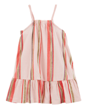 Carregar imagem no visualizador da galeria, Carter&#39;s Toddler Girl Multi Color Striped Dress
