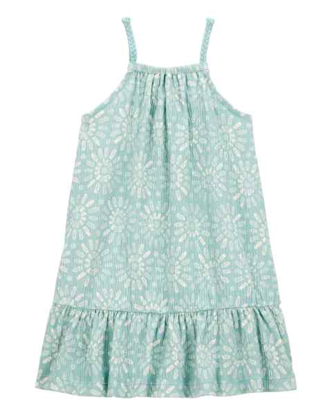 Carter's Toddler Girl Floral Crinkle Jersey Dress