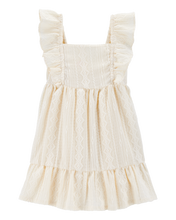Load image into Gallery viewer, Carter&#39;s Toddler Girl Ivory Dress
