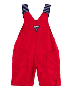 OshKosh Toddler Boy Red Shortalls