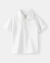 Cargar imagen en el visor de la galería, OshKosh Toddler Boy White Polo
