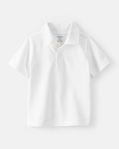 OshKosh Toddler Boy White Polo