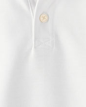 Cargar imagen en el visor de la galería, OshKosh Toddler Boy White Polo
