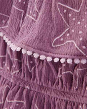 Afbeelding in Gallery-weergave laden, Carter&#39;s Toddler Girl Purple Starfish Print Romper
