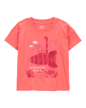 Cargar imagen en el visor de la galería, Carter&#39;s Toddler Boy Coral Submarine Tee
