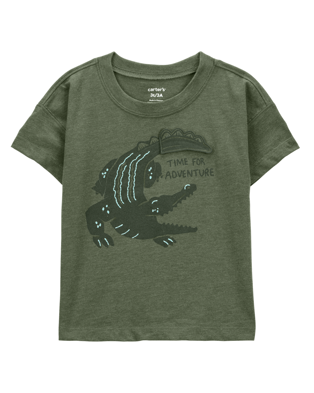 Carter's Toddler Boy Green Crocodile Tee