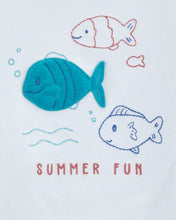 Cargar imagen en el visor de la galería, Carter&#39;s 2pc Toddler Boy Blue Fish Tee &amp; Shorts Set
