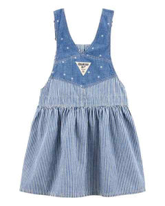 OshKosh Toddler Girl Striped Jumper Dress (Skirtall)