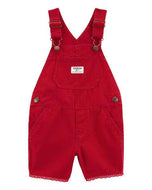 OshKosh Toddler Girl Red Shortalls