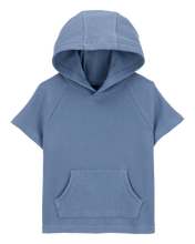 Cargar imagen en el visor de la galería, OshKosh Toddler Boy Blue Hooded Polo
