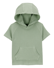Carregar imagem no visualizador da galeria, OshKosh Toddler Boy Green Hooded Polo
