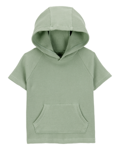 OshKosh Toddler Boy Green Hooded Polo