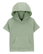 OshKosh Toddler Boy Green Hooded Polo