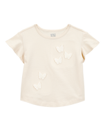 Carter's Toddler Girl Beige Butterflies
