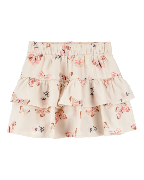 Carter's Toddler Girl Beige Butterflies Skort