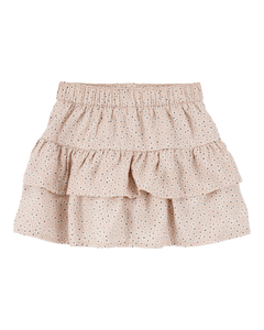 Carter's Toddler Girl Beige Floral Skort