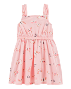 Carter's Toddler Girl Pink Butterflies Dress