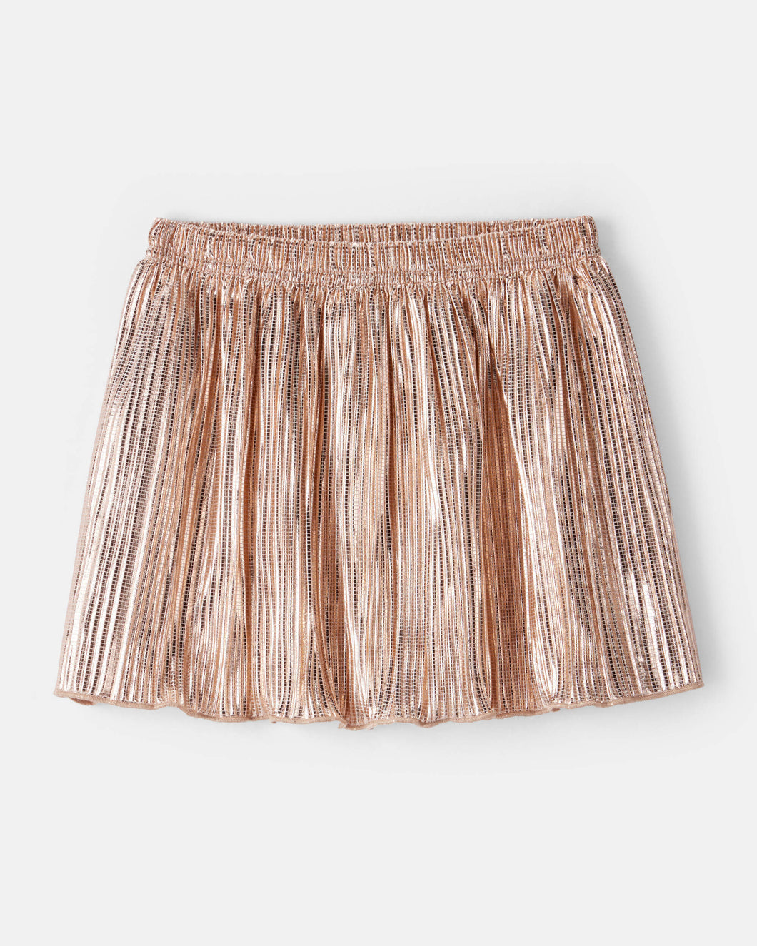 OshKosh Kid Girl Rose Gold Pleated Skirt
