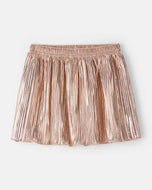 OshKosh Toddler Girl Rose Gold Pleated Skirt