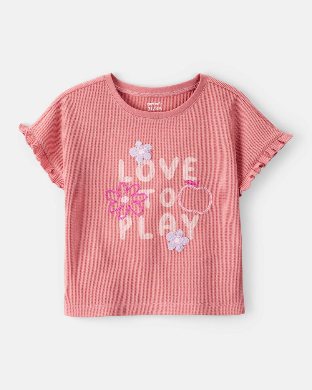 Carter's Toddler Girl Pink Love to Play Tee