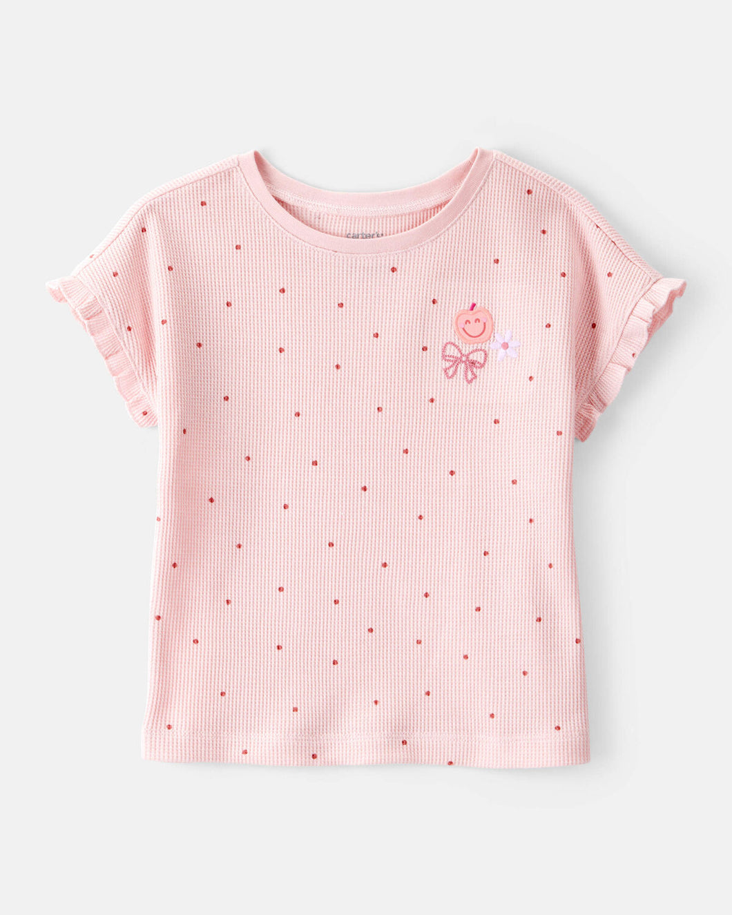 Carter's Toddler Girl Pink Polka Dot Tee