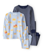 Carter's 4pc Toddler Boy Blue Stroganoff Pajama Set