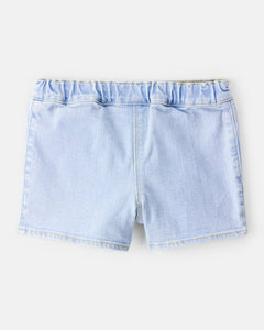 OshKosh Toddler Girl Blue Embroidered Denim Skort