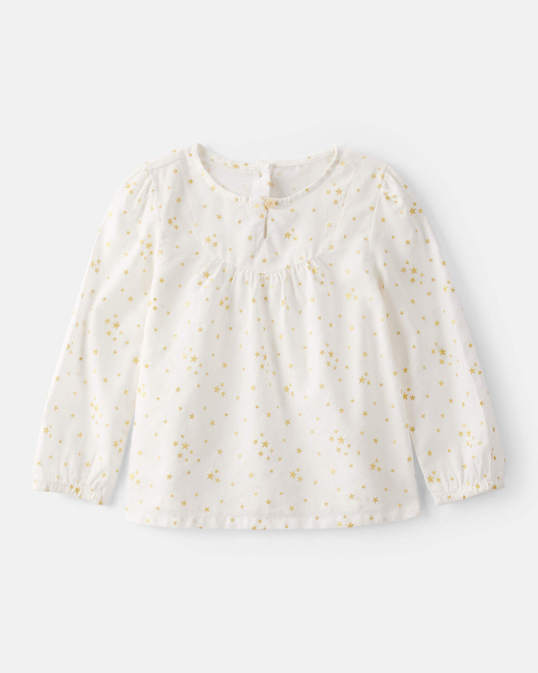 Oshkosh Toddler Girl Ivory Star Print Top