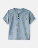 Carter's Toddler Boy Blue Camping Tee