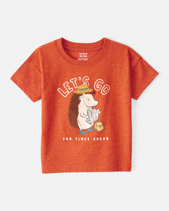 Carter's Toddler Boy Orange Let's Go Fun Times Ahead Tee