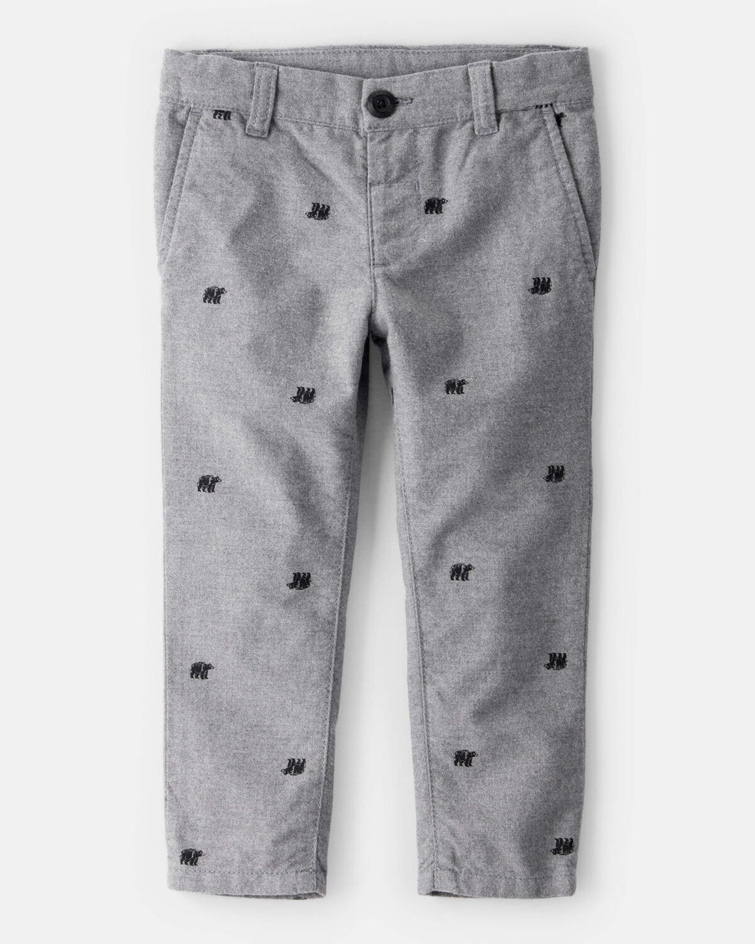 OshKosh Toddler Boy Grey Bear Print  Pants