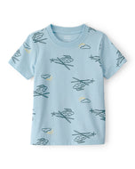 Carter's Toddler Boy Blue Helicopter Print Top