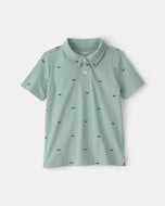 Oshkosh Toddler Boy Whale Print Polo Shirt
