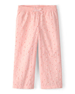 Carter's Toddler Girl Pink Floral Eyelet Pants