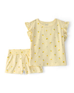 Carter's 2pc Toddler Girl Lemon Print Top & Shorts Set