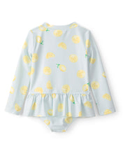 Load image into Gallery viewer, Carter's Toddler Girl Lemon Long-Sleeve Rashguard Swimsuit
