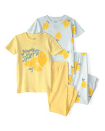 Carter's 4pc Toddler Girl Yellow Simple the Zest Snug Fit Pajama Set