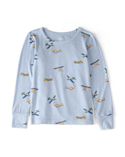 Load image into Gallery viewer, Carter's PurelySoft 2pc Toddler Boy Airplane Print Long-Sleeve Sleepwear Set
