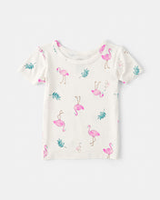 Afbeelding in Gallery-weergave laden, Carter's PurelySoft 2pc Toddler Girl Flamingo Print Pajama Set

