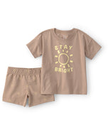 Carter's 2pc Toddler Boy Stay Bright Top & Pull-Up Shorts Set
