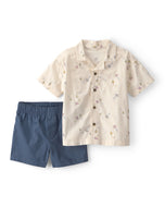 Carter's 2pc Toddler Boy Kite Button-Down Shirt & Short Set