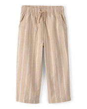 Carregar imagem no visualizador da galeria, Carter's Toddler Boy Striped Brown Linen Pants
