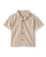 Carter's Toddler Boy Brown Striped Linen Button-Down Shirt