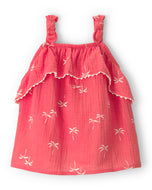 Carter's Toddler Girl Pink Palm Tree Tropical Sleeveless Top