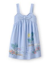 Carregar imagem no visualizador da galeria, Carter's Toddler Girl Blue Beach Print Sleeveless Dress
