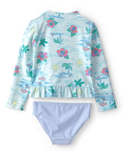 Load image into Gallery viewer, Carter's 2pc Toddler Girl Beach Long-Sleeve Rashguard Swim Set
