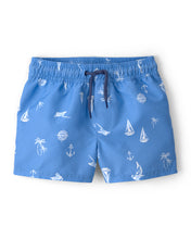 Carregar imagem no visualizador da galeria, Carter's Toddler Boy Sailboat Print Swim Shorts
