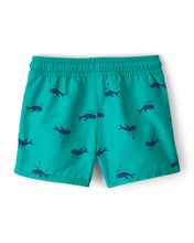 Carregar imagem no visualizador da galeria, Carter's Toddler Boy Blue/Turquoise Whale Print Swim Shorts
