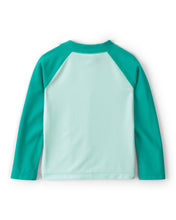 Afbeelding in Gallery-weergave laden, Carter's Toddler Boy Turquoise Whale Print Long-Sleeve Swim Top
